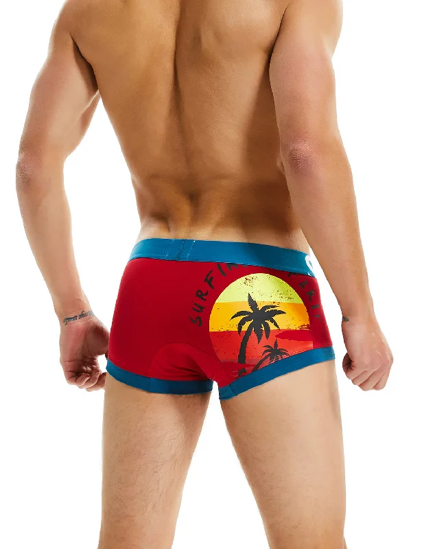 Tag - less men's boxer briefs to prevent irritationLow Rise Boxer Briefs 10210 Sunset Tag - less men's boxer briefs to prevent irritationLow Rise Boxer Briefs 10210 Sunset