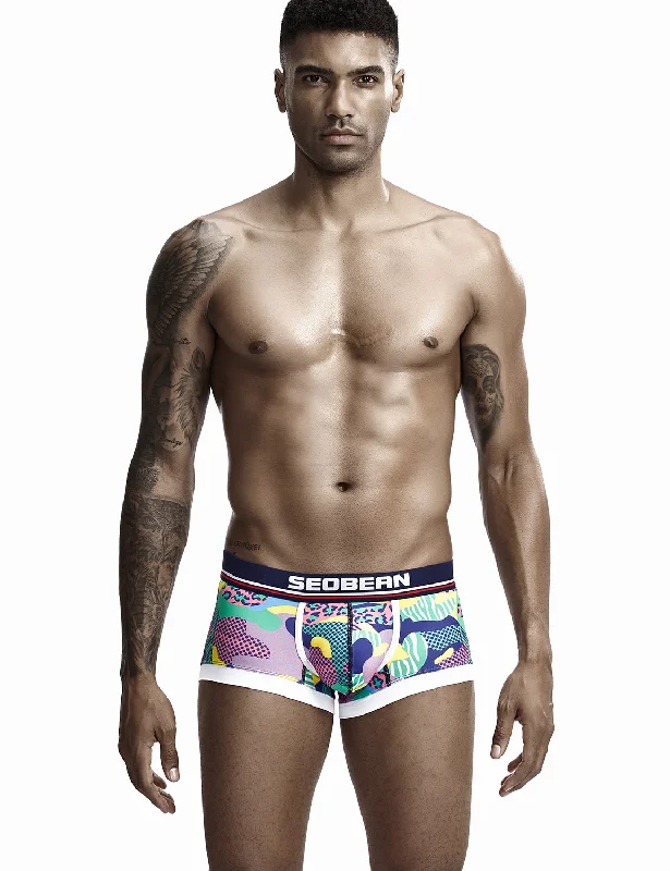 Low - rise men's boxer briefs for a modern silhouetteLow Rise Sexy Visual Arts Boxer Brief 90227 Low - rise men's boxer briefs for a modern silhouetteLow Rise Sexy Visual Arts Boxer Brief 90227
