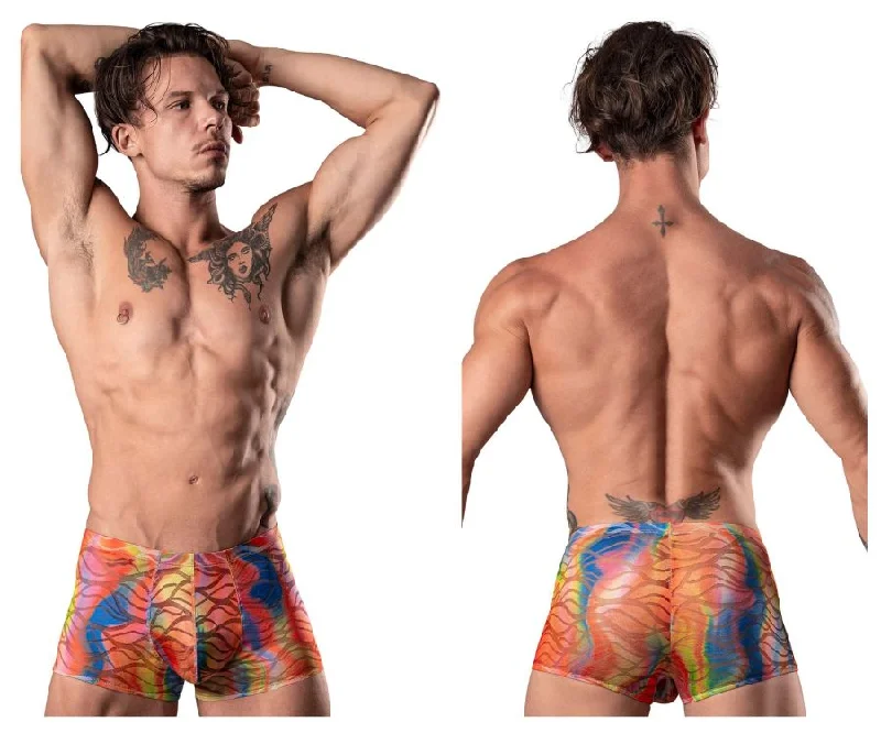 Designer men's boxer briefs with a premium lookMale Power 131-293 Your Lace Or Mine Pouch Short Color Multi Designer men's boxer briefs with a premium lookMale Power 131-293 Your Lace Or Mine Pouch Short Color Multi