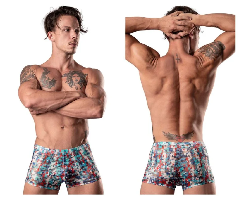 Thermal men's boxer briefs for cold weatherMale Power 131-293 Your Lace Or Mine Pouch Short Color Red-White-Blue Thermal men's boxer briefs for cold weatherMale Power 131-293 Your Lace Or Mine Pouch Short Color Red-White-Blue