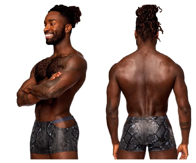 Designer men's boxer briefs with a premium lookMale Power 153-282 S-naked Pouch Short Color Black-Blue Designer men's boxer briefs with a premium lookMale Power 153-282 S-naked Pouch Short Color Black-Blue