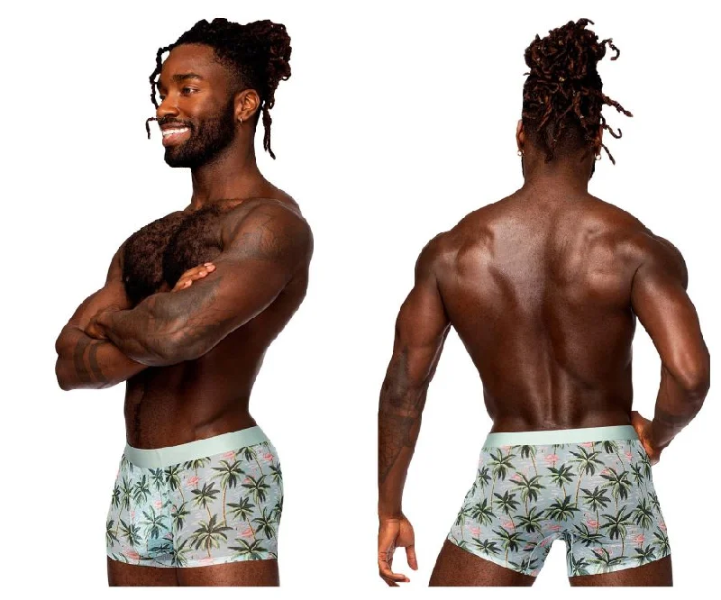 Organic cotton men's boxer briefs for sensitive skinMale Power SMS-011 Sheer Prints Seamless Short Color Flamingo Organic cotton men's boxer briefs for sensitive skinMale Power SMS-011 Sheer Prints Seamless Short Color Flamingo