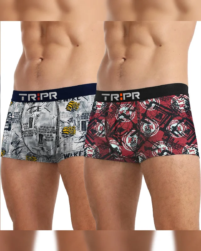 Cotton men's trunks for a comfortable fit(Pack Of 2) Mens Printed Trunks / Multicolor Cotton men's trunks for a comfortable fit(Pack Of 2) Mens Printed Trunks / Multicolor