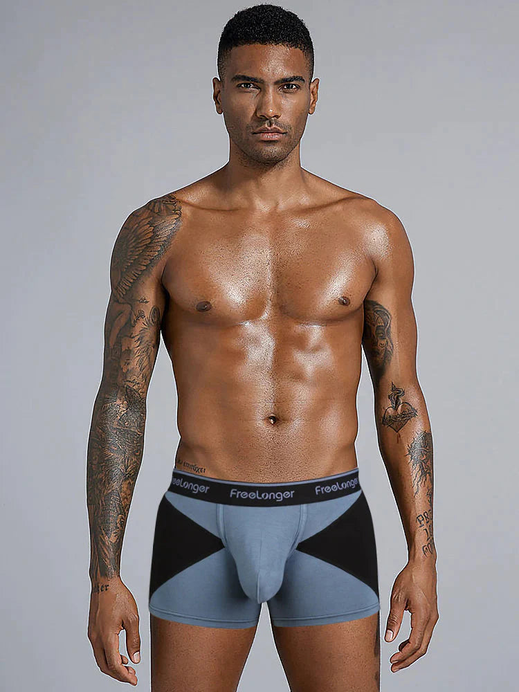 Athletic - grade men's trunks for sportsFreeLonger Men’s U convex Separate Support Pouch Trunks Athletic - grade men's trunks for sportsFreeLonger Men’s U convex Separate Support Pouch Trunks