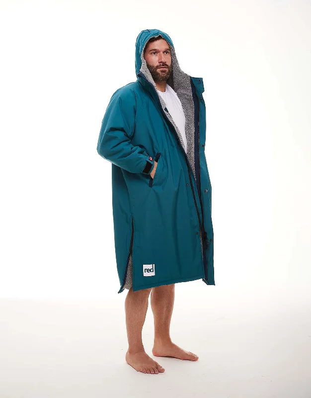 Tie - waist men's robes for a customizable fitMen's Long Sleeve Pro Change Robe EVO - Teal