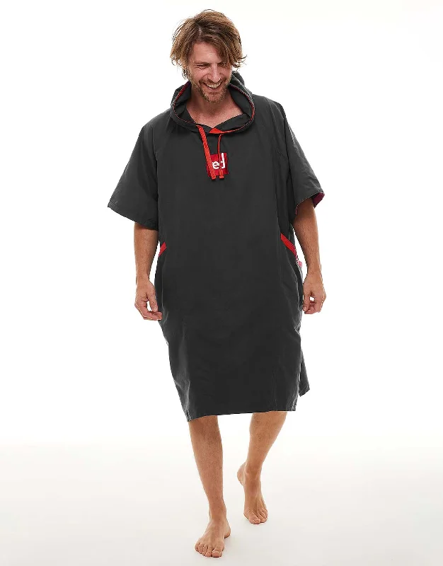 Embroidered men's robes for a touch of eleganceMen's Quick Dry Microfibre Changing Robe - Grey