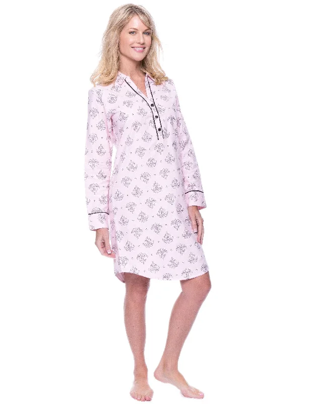 Hooded men's robes for extra warmth and comfortNoble Mount Womens Premium 100% Cotton Flannel Long Sleeve Sleep Shirt - Fleur Pink/Black Hooded men's robes for extra warmth and comfortNoble Mount Womens Premium 100% Cotton Flannel Long Sleeve Sleep Shirt - Fleur Pink/Black