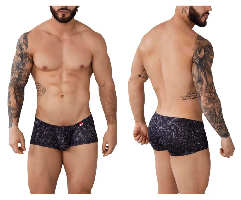 Athletic - grade men's trunks for sportsPikante PIK 1007 Potenza Trunks Color Black