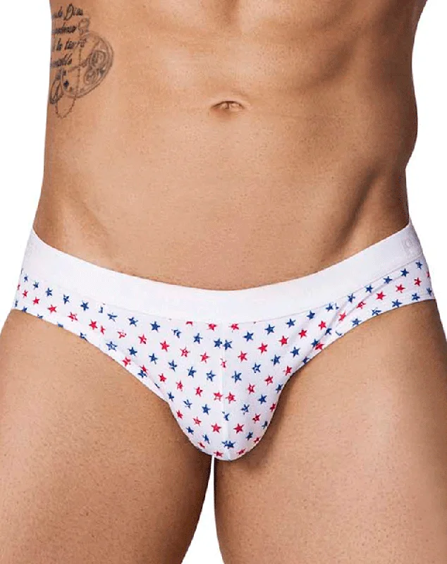 Low - cut men's briefs for a discreet appearancePikante 1072 Blaze Briefs White