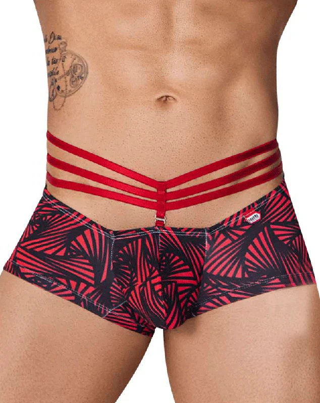 Designer men's trunks with a fashionable edgePikante 1078 Fiery Trunks Red