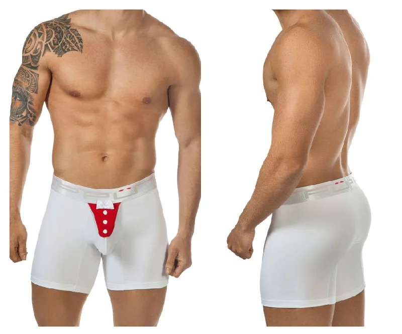 Stretch - fabric men's boxer briefs for a flexible fitPPU 1325 Tuxedo Boxer Briefs Color White Stretch - fabric men's boxer briefs for a flexible fitPPU 1325 Tuxedo Boxer Briefs Color White