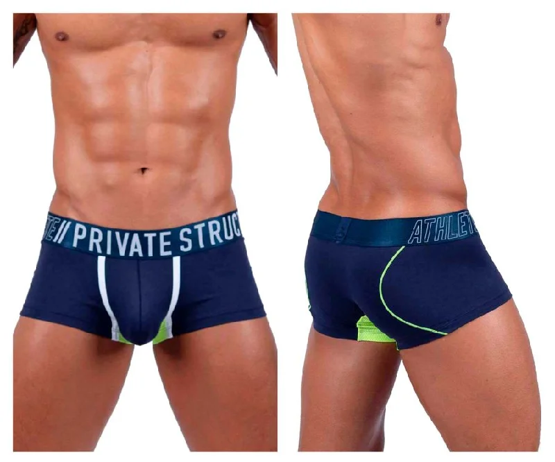 Low - rise men's boxer briefs for a modern silhouettePrivate Structure BAUT4389 Athlete Trunks Color Navy Ranger Low - rise men's boxer briefs for a modern silhouettePrivate Structure BAUT4389 Athlete Trunks Color Navy Ranger
