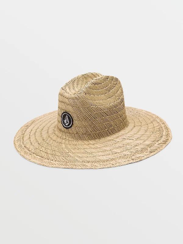 Low - rise men's trunks for a trendy lookBig Boys Quarter Straw Hat - Natural