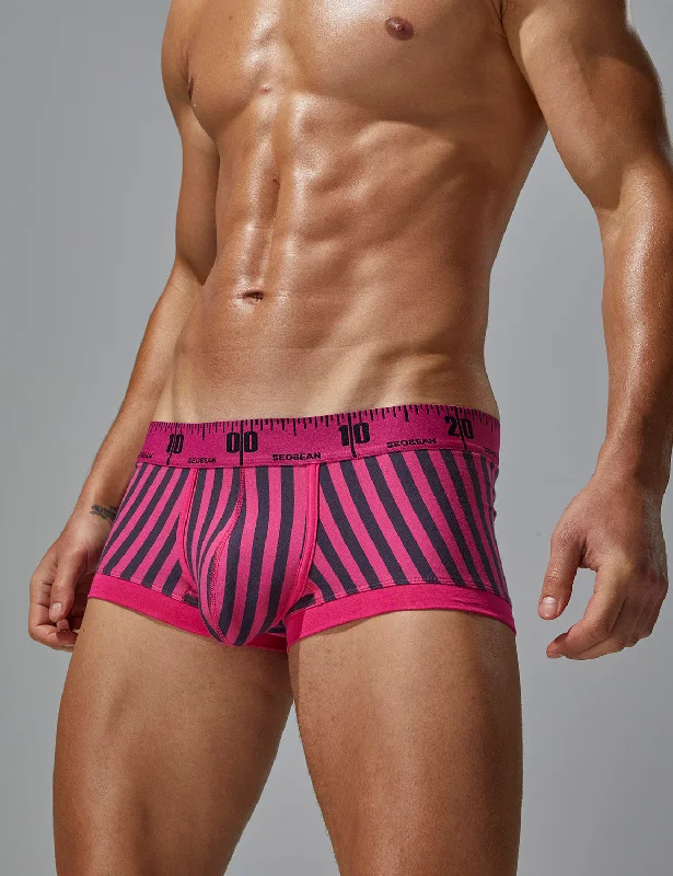 Thermal men's boxer briefs for cold weatherStripe Boxer Brief 240211