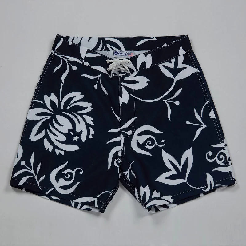 Organic men's trunks for an eco - conscious optionSurfing Hollow Days Trunks (Navy)