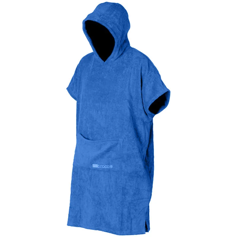 Water - resistant men's robes for post - shower useThe booicore Changing Robe - Royal Blue