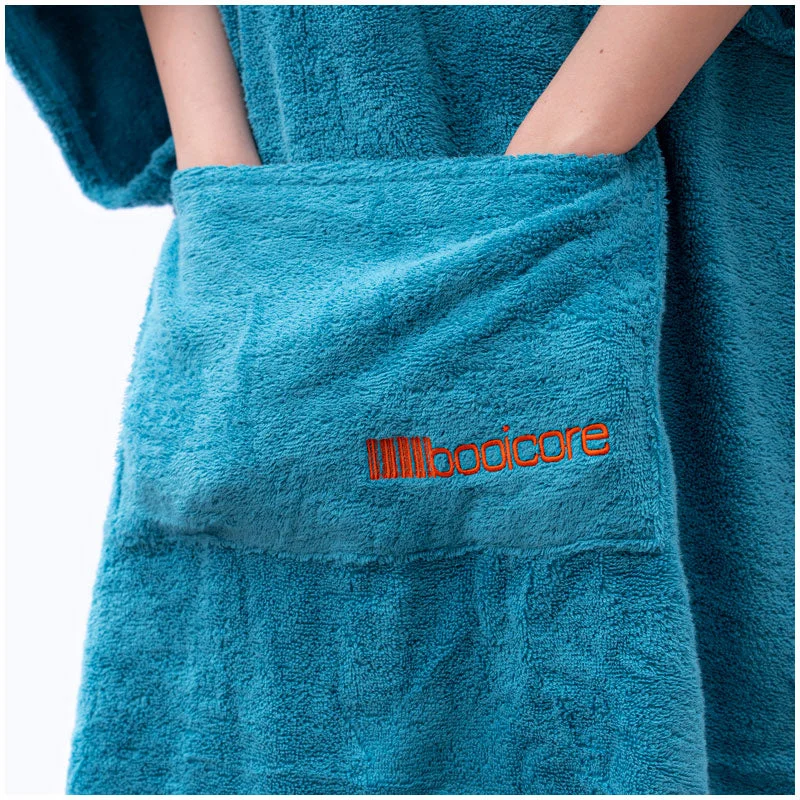 Long - length men's robes for full - body coverageThe booicore Changing Robe - Turquoise
