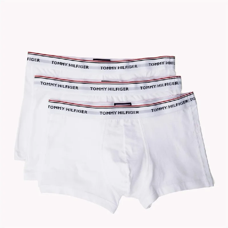 Low - rise men's trunks for a trendy lookTommy Hilfiger Premium Essential Stretch Trunk 3 Pack - White Low - rise men's trunks for a trendy lookTommy Hilfiger Premium Essential Stretch Trunk 3 Pack - White