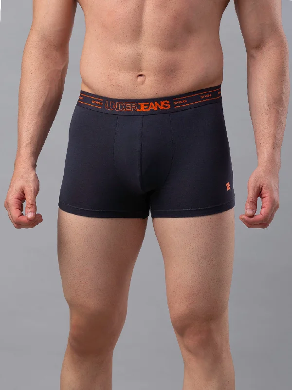 Tag - less men's trunks for irritation - free comfortUnderjeans By Spykar Men Premium Grey Cotton Blend Trunk Tag - less men's trunks for irritation - free comfortUnderjeans By Spykar Men Premium Grey Cotton Blend Trunk