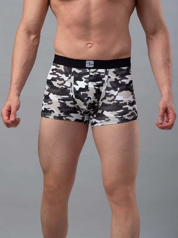Solid - color men's trunks in various shadesMen Premium Camo 1 Cotton Blend Trunk- Underjeans By Spykar Solid - color men's trunks in various shadesMen Premium Camo 1 Cotton Blend Trunk- Underjeans By Spykar