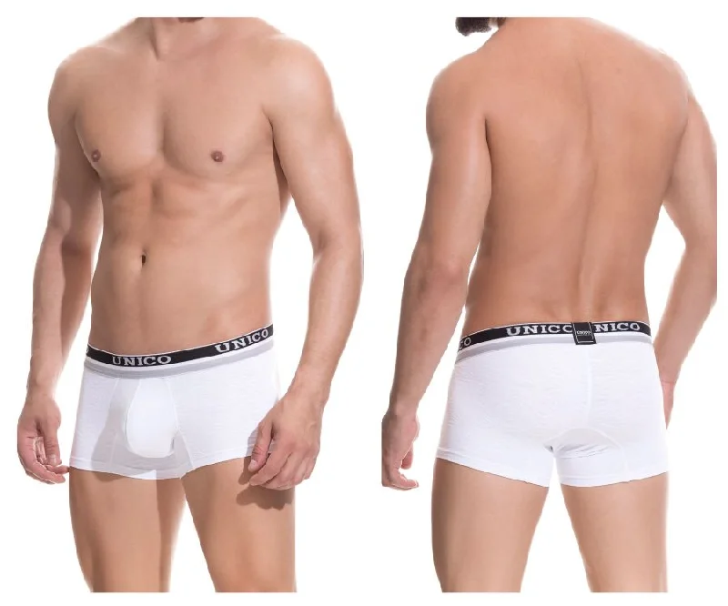 Designer men's boxer briefs with a premium lookUnico 1802010013000 Boxer Briefs Reconnect Color White Designer men's boxer briefs with a premium lookUnico 1802010013000 Boxer Briefs Reconnect Color White