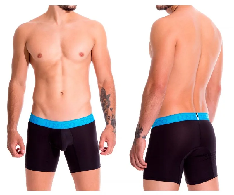Athletic - style men's boxer briefs for active lifestylesUnico 19160100215 COLORS Dinamico Boxer Briefs Color 99-Black Athletic - style men's boxer briefs for active lifestylesUnico 19160100215 COLORS Dinamico Boxer Briefs Color 99-Black