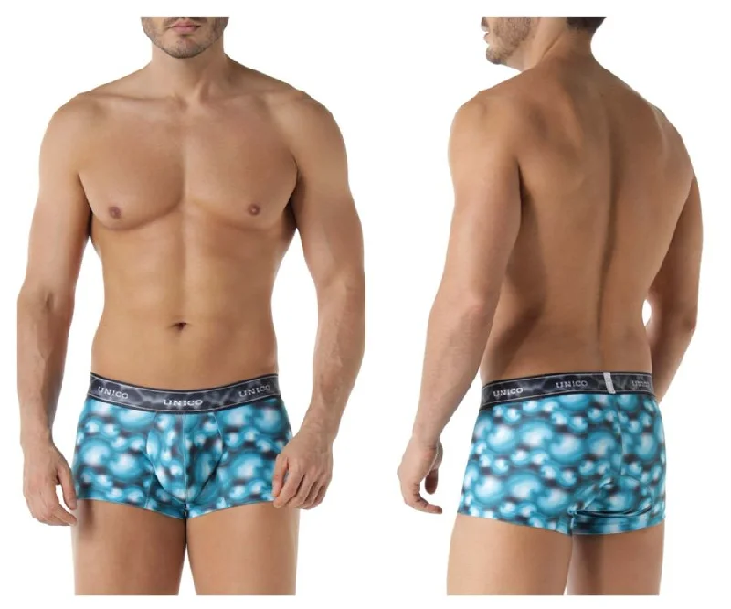 Moisture - wicking men's boxer briefs for sports activitiesUnico 22070100107 Utopia Trunks Color 90-Printed