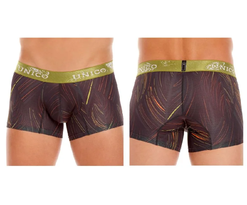 Anti - odor men's boxer briefs for long - lasting freshnessUnico 22100100107 Escocia Trunks Color 90-Printed