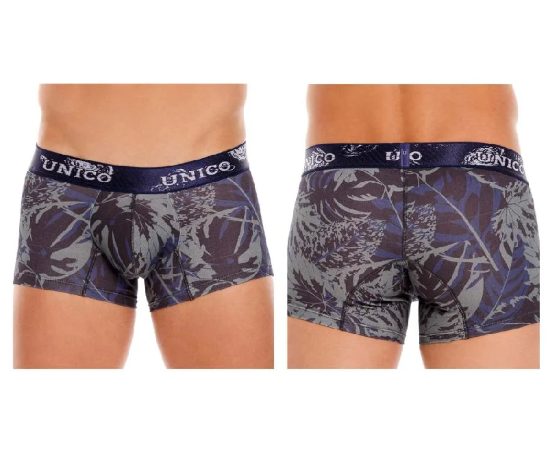 Compression men's boxer briefs for muscle supportUnico 22100100112 Seco Trunks Color 90-Printed