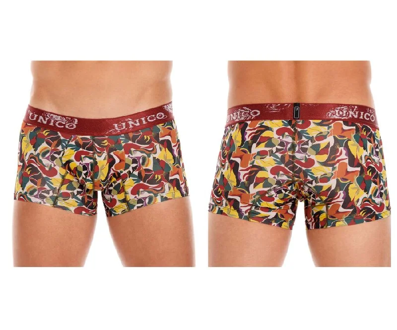 Designer men's boxer briefs with a premium lookUnico 22100100117 Acrilico Trunks Color 90-Printed
