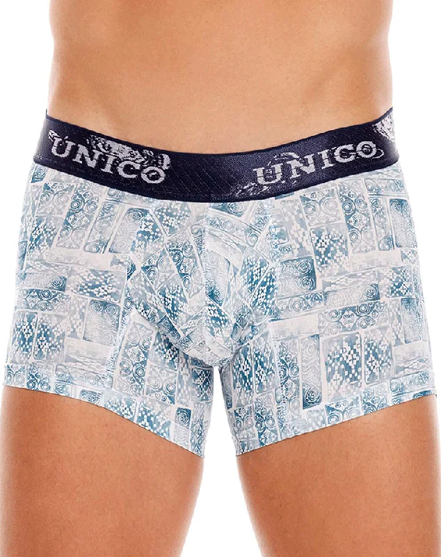 Mid - rise men's trunks for a balanced coverageUnico 22110100110 Marroqui Trunks 63-printed Mid - rise men's trunks for a balanced coverageUnico 22110100110 Marroqui Trunks 63-printed