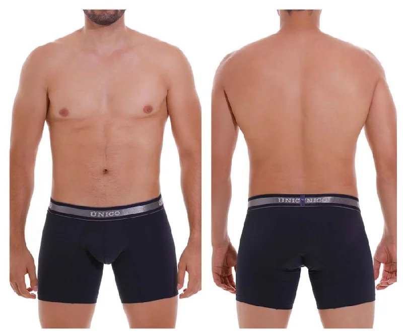 Thermal men's boxer briefs for cold weatherUnico 22120100213 Cardenal M22 Boxer Briefs Color 82-Dark Blue