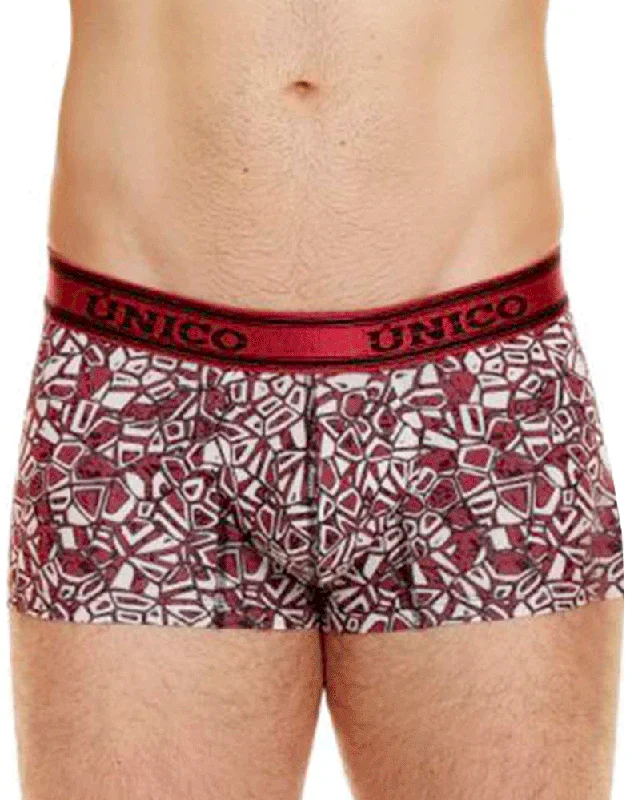 Moisture - wicking men's trunks for active useUnico 24010100103 Dechado Trunks 89-red Moisture - wicking men's trunks for active useUnico 24010100103 Dechado Trunks 89-red