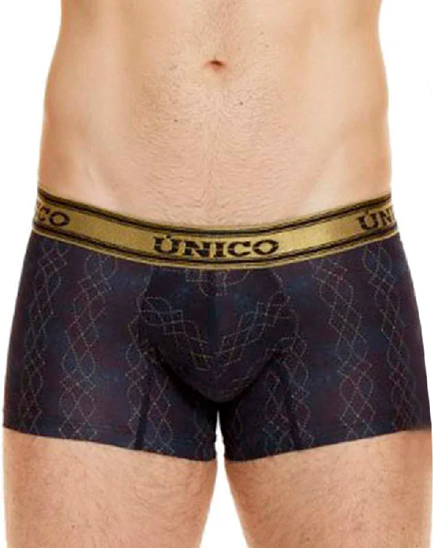 Low - rise men's trunks for a trendy lookUnico 24020100106 Laca Trunks 46-black