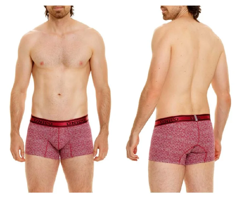 Men's boxer briefs with a contoured pouch for comfortUnico 24020100111 Tallo Trunks Color 89-Red Men's boxer briefs with a contoured pouch for comfortUnico 24020100111 Tallo Trunks Color 89-Red
