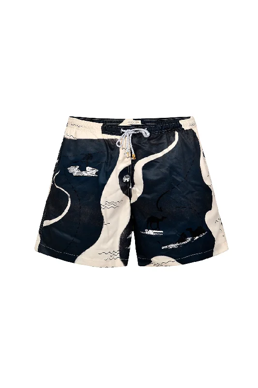 Patterned men's trunks, like camo or dotsUrban Trunk