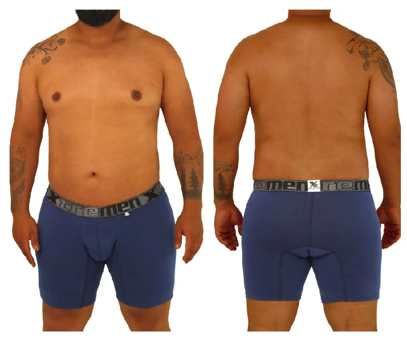 Men's boxer briefs with a contoured pouch for comfortXtremen 70001 Plus