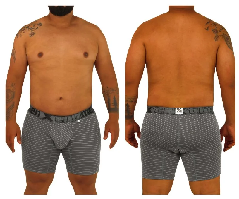 Anti - odor men's boxer briefs for long - lasting freshnessXtremen 70004 Plus