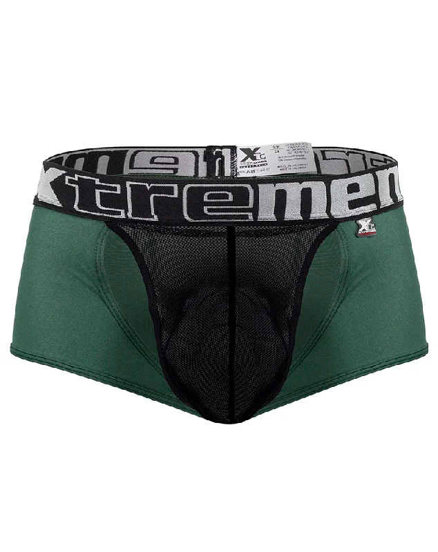 Men's trunks with a contoured pouch designXtremen 91125 Daring Mesh Trunks