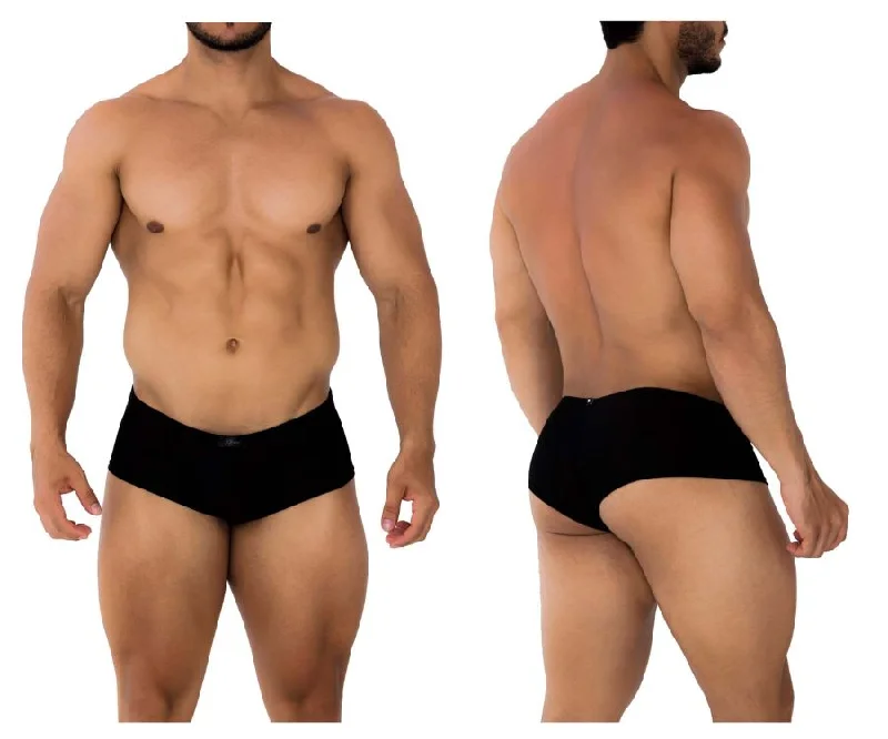 Patterned men's boxer briefs, such as stripes or checksXtremen 91175 Microfiber Trunks Color Black Patterned men's boxer briefs, such as stripes or checksXtremen 91175 Microfiber Trunks Color Black