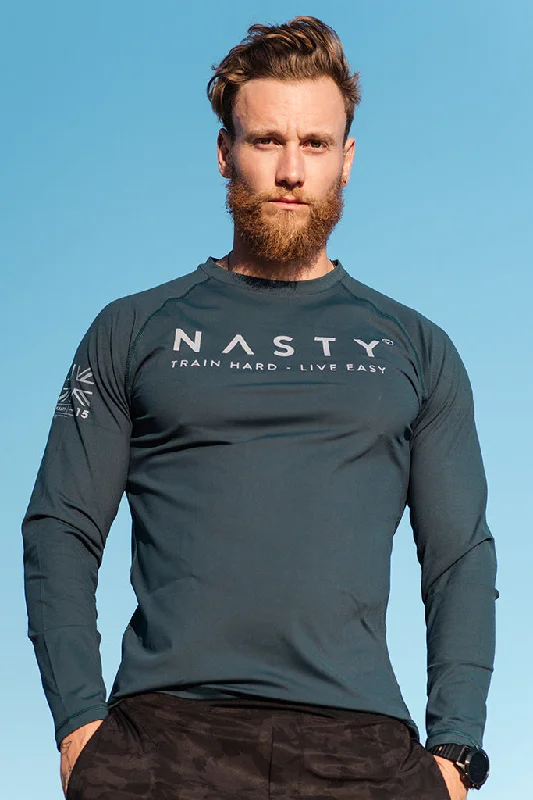 Men's moisture - wicking athletic t - shirts for intense workoutsMurph Long Sleeve Tee | Train Hard Men's moisture - wicking athletic t - shirts for intense workoutsMurph Long Sleeve Tee | Train Hard