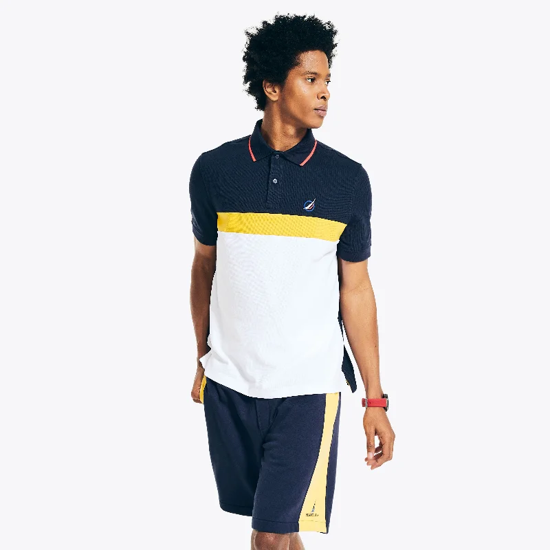 Men's smart - casual checkered t - shirts for semi - formal occasionsNautica Mens Classic Fit Chest-Stripe Polo Men's smart - casual checkered t - shirts for semi - formal occasionsNautica Mens Classic Fit Chest-Stripe Polo