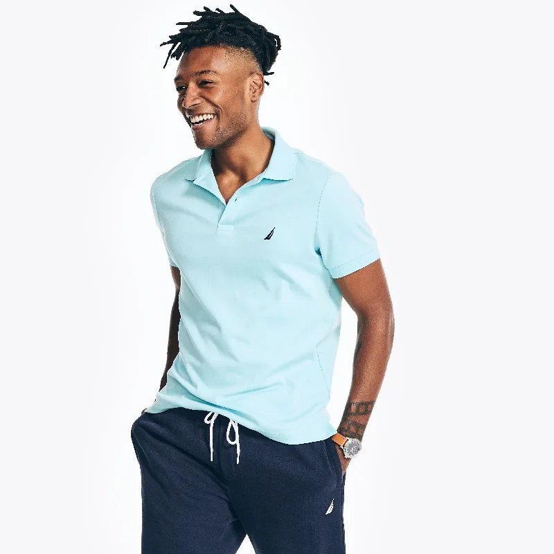 Men's printed Hawaiian t - shirts for tropical vacationsNautica Mens Slim Fit Interlock Deck Polo