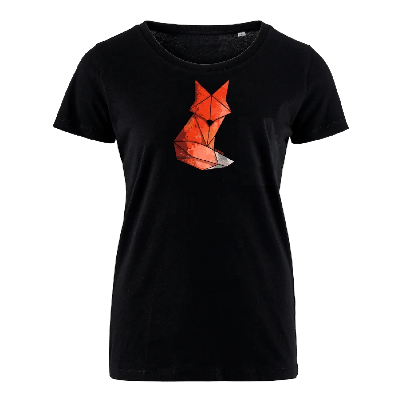 Men's long - sleeve henley t - shirts with button - down placketsOrigami Fuchs - Bio Damen Shirt Men's long - sleeve henley t - shirts with button - down placketsOrigami Fuchs - Bio Damen Shirt