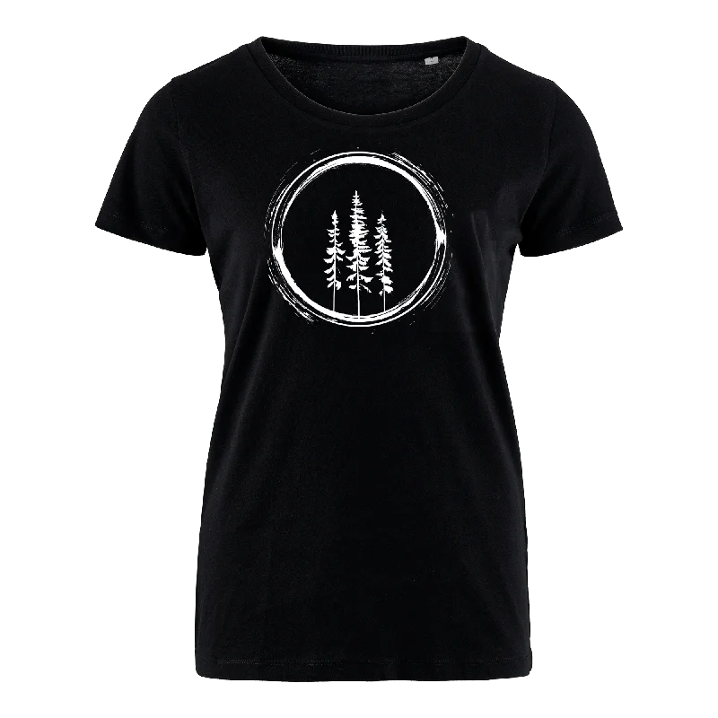 Men's UV - protection t - shirts for outdoor activities in the sunFichten Kreis - Bio Damen Shirt Men's UV - protection t - shirts for outdoor activities in the sunFichten Kreis - Bio Damen Shirt